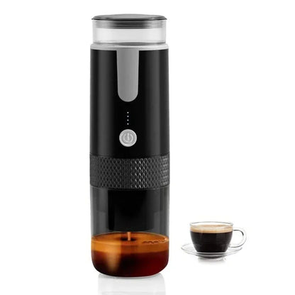 Portable Electric Coffee Maker for Ground Coffee and Capsules